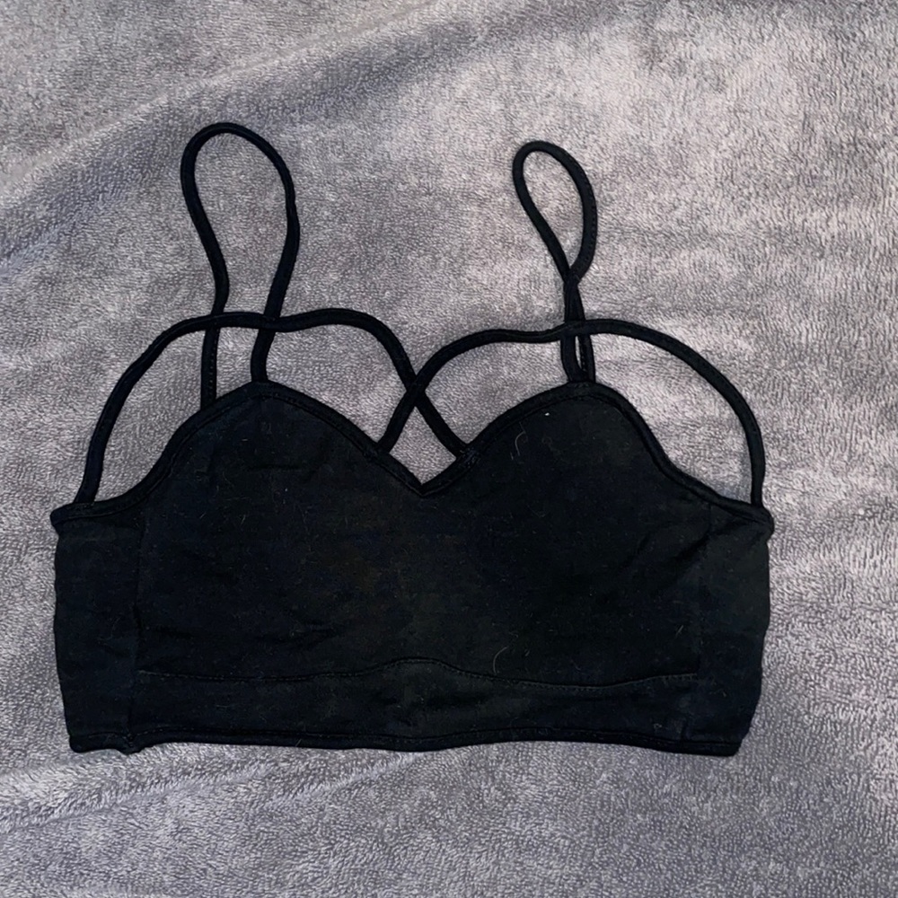 Black bralette